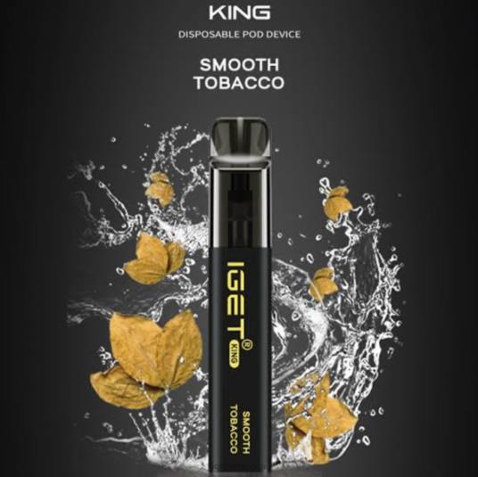 IGET Vape Price KING - 2600 PUFFS B2066550 Smooth Tobacco