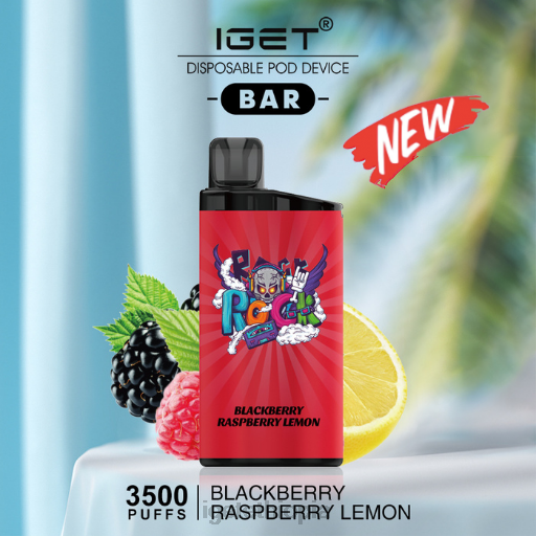 IGET Online BAR - 3500 PUFFS B2066643 Blackberry Raspberry Lemon