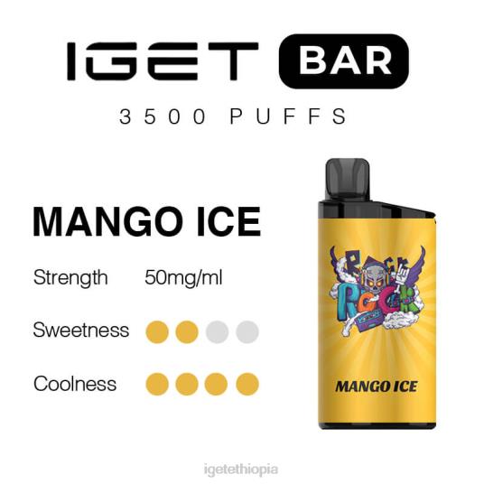 IGET Vape Price Bar 3500 Puffs B2066299 Mango Ice
