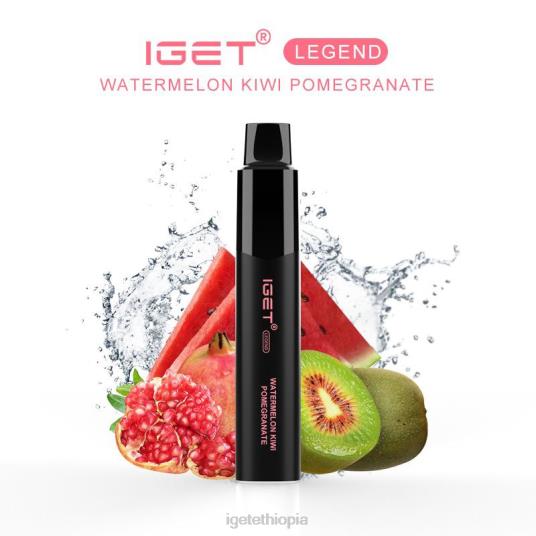 IGET Shop LEGEND - 4000 PUFFS B2066658 Watermelon Kiwi Pomegranate